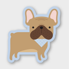 Frenchie Vinyl Sticker