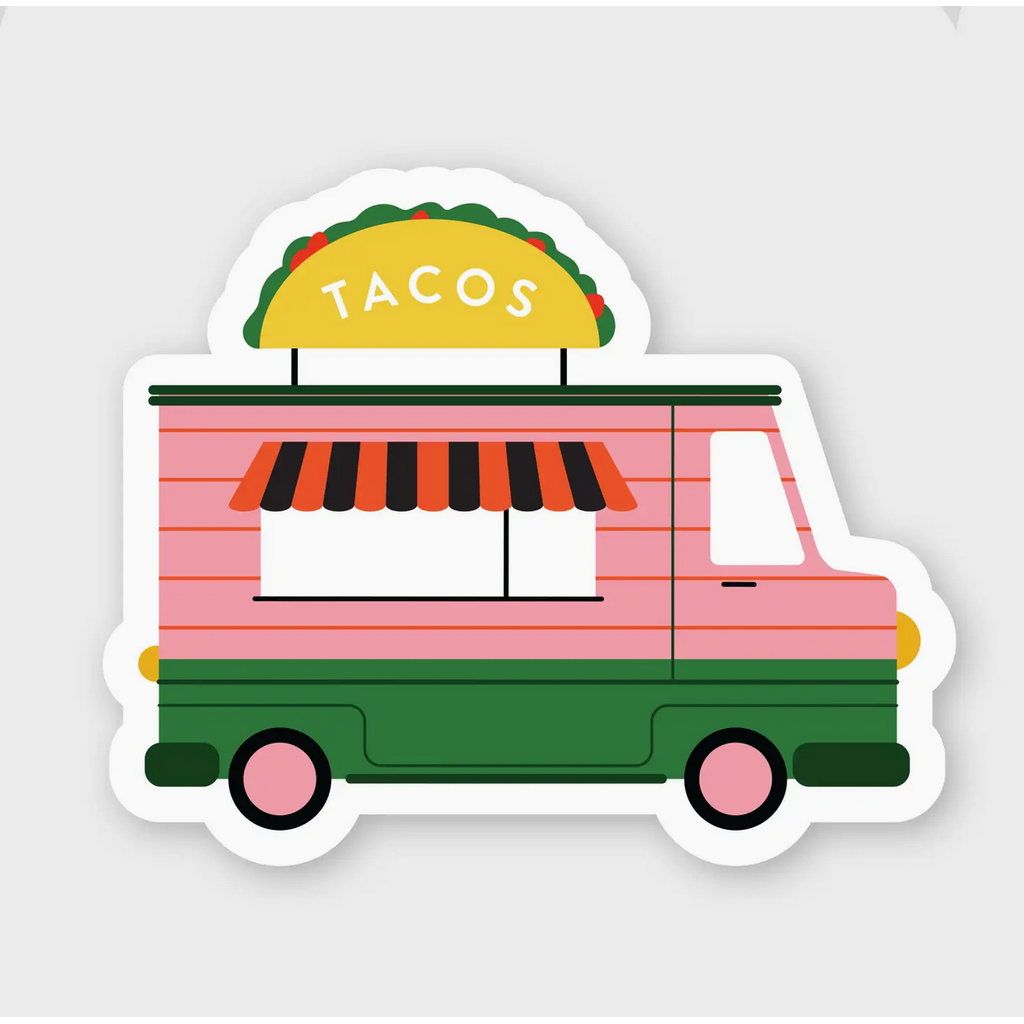 Taco Truck Vinyl Sticker