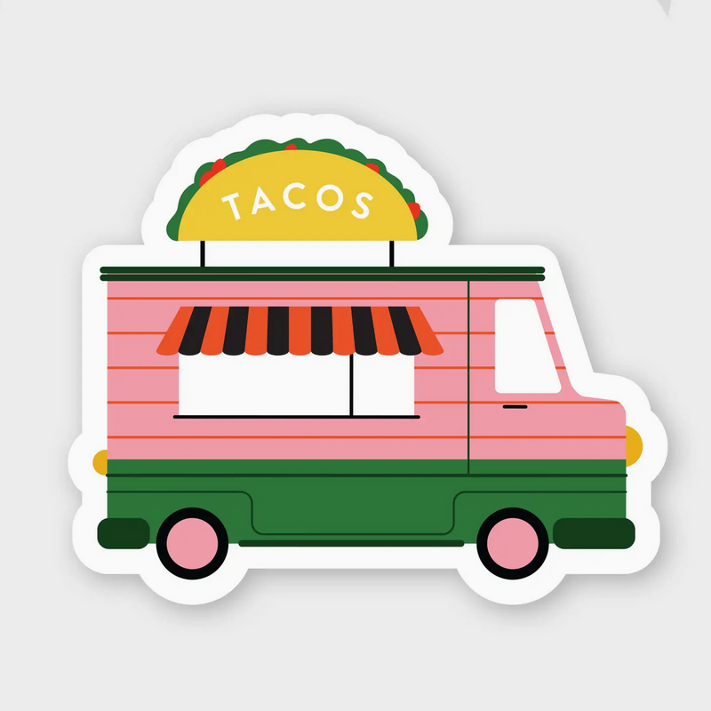Taco Truck Vinyl Sticker