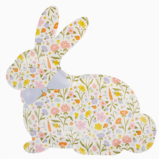 Floral Bunny Plate