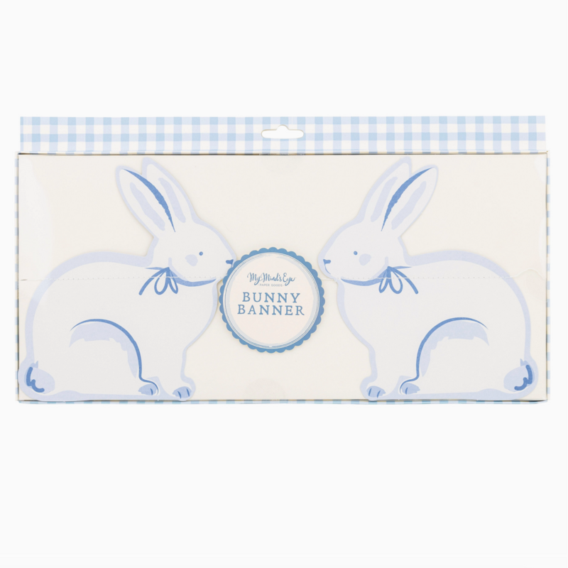 Blue Bunny Banner