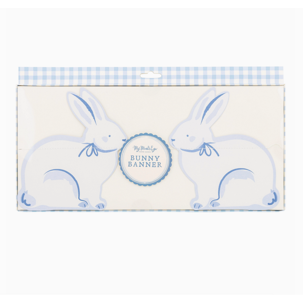Blue Bunny Banner