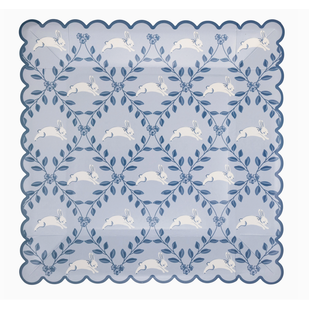 Diamond Bunny Pattern Plate