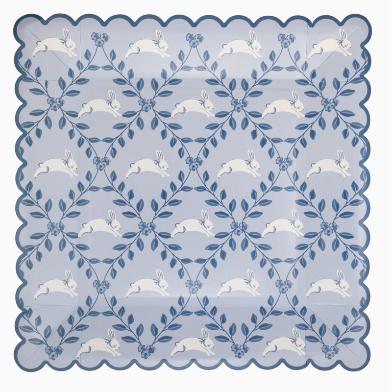 Diamond Bunny Pattern Plate