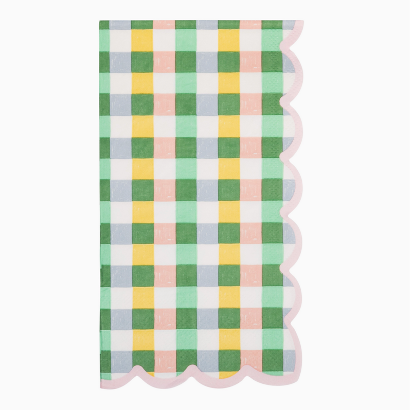 Hopscotch Gingham Dinner Napkin
