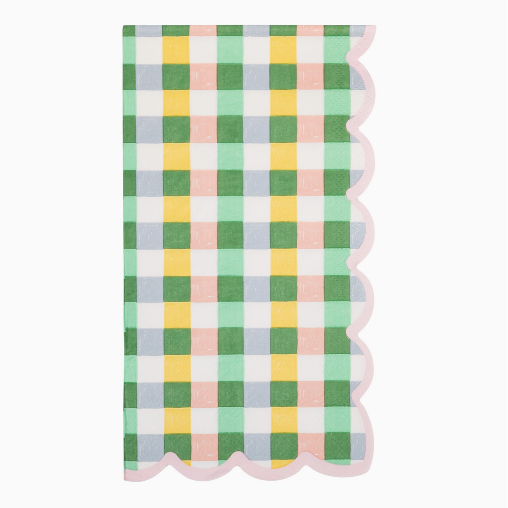 Hopscotch Gingham Dinner Napkin
