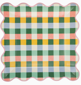 Hopscotch Gingham Plate 10"