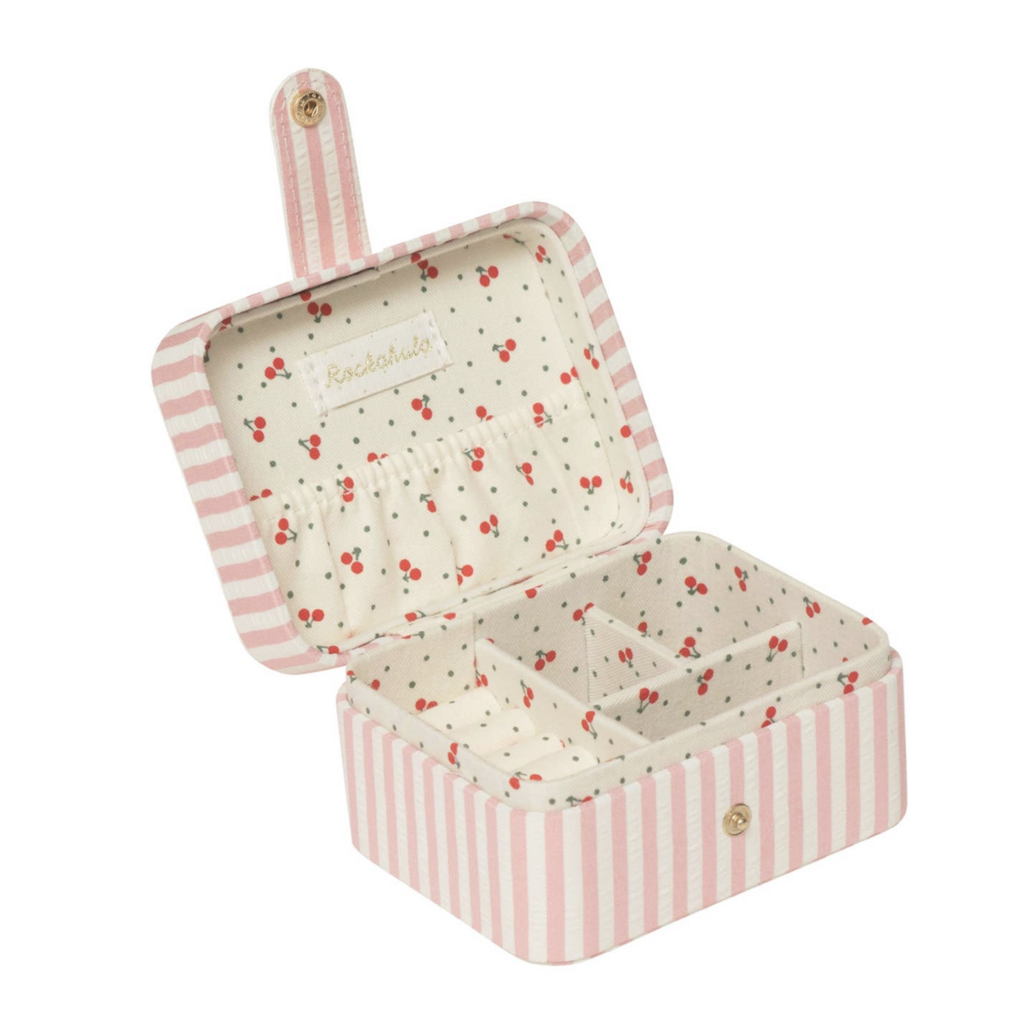 Stripy Cherry Jewelry Box