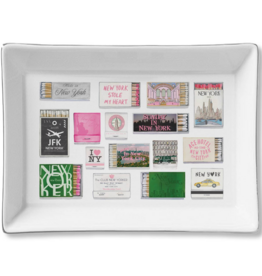 NY Matches Ceramic Tray