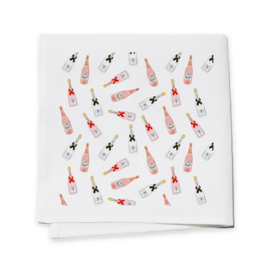 Pink Champagne Cocktail Napkin - Set of 4