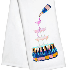 Pour Champagne Kitchen Towel