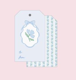 Blue Belle Gift Tags - Set of 8