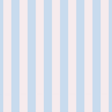 Pastel Blue/Blush Stripe Wrapping Paper - Single Sheet