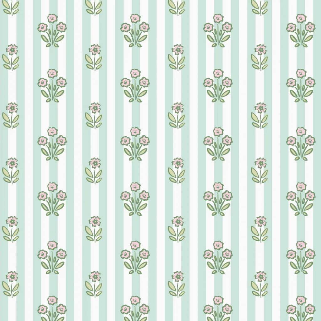 Cabana Floral Wrapping Paper - Roll of 3 Sheets