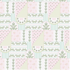 Patchwork Wrapping Paper - Roll of 3 Sheets