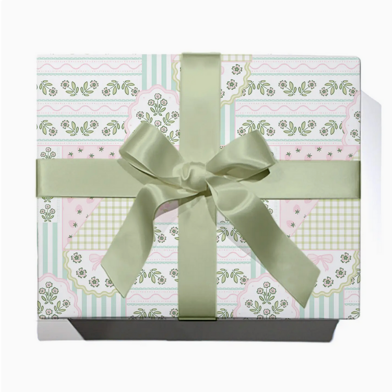 Patchwork Wrapping Paper - Single Sheet