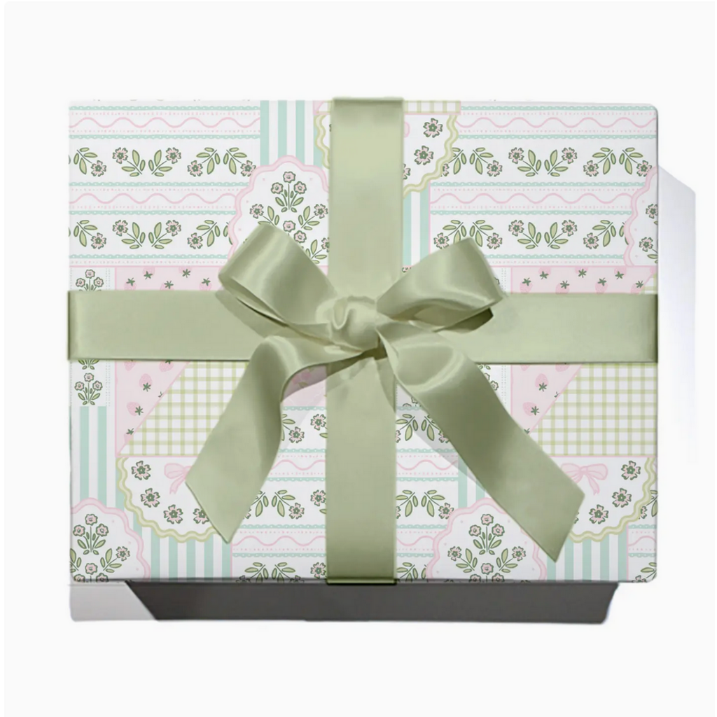 Patchwork Wrapping Paper - Single Sheet