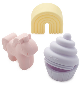 Unicorn Theme Squirt Water Bath Toy Set