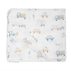 Automobile Bamboo Muslin Swaddle Blanket