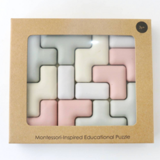 Pentomino Silicone Puzzle – Montessori Shape & Logic Toy