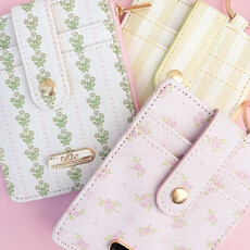 Cabana Stripe Green Key-chain Wallet