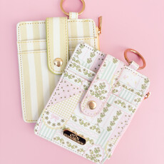 Patchwork Floral Key-chain Wallet