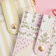 Patchwork Floral Key-chain Wallet