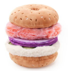 Bagel and Lox Interactive Snuffle Dog Toy