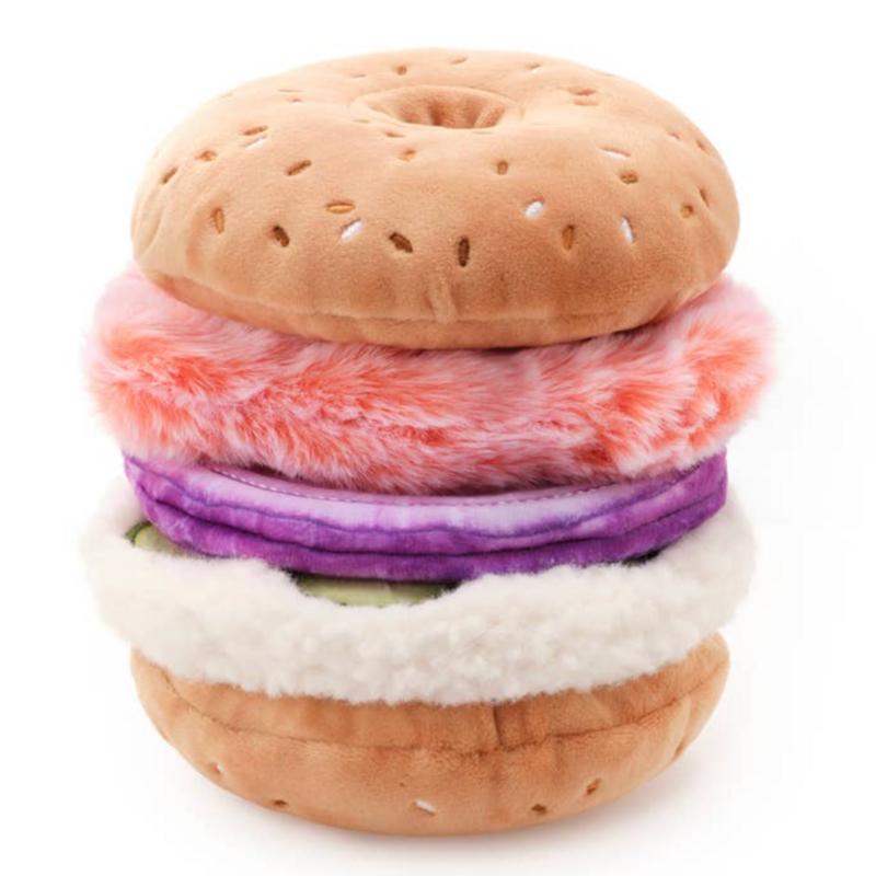Bagel and Lox Interactive Snuffle Dog Toy