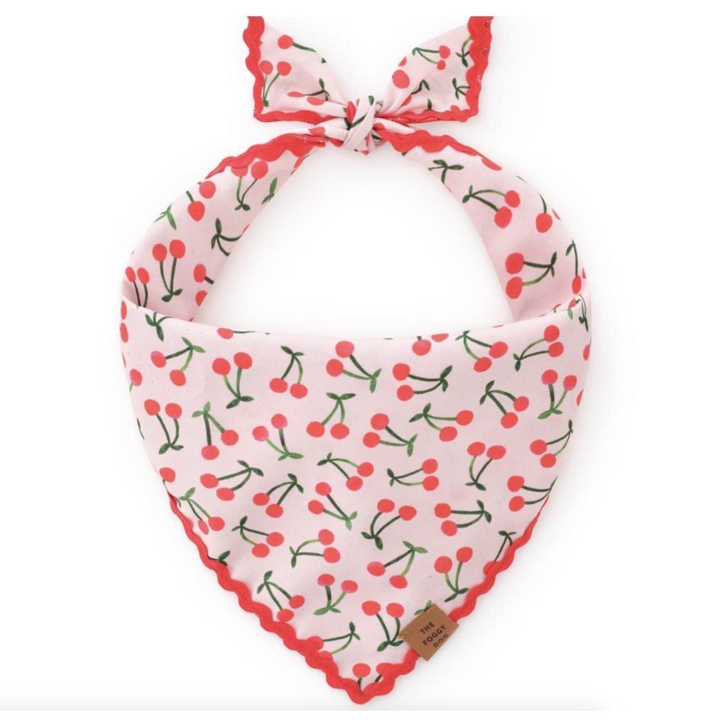 Cherry Jubilee Dog Bandana