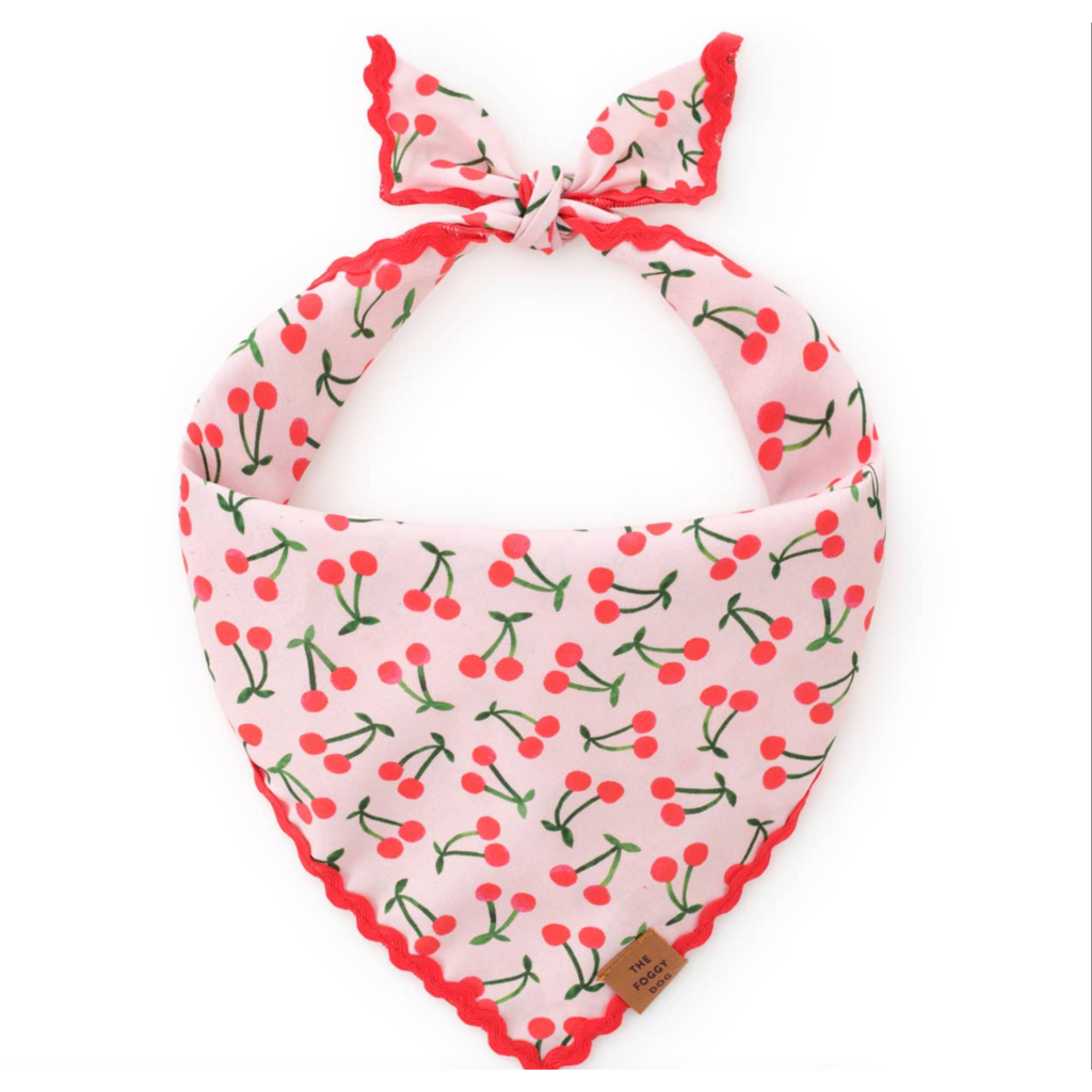 Cherry Jubliee Dog Bandana