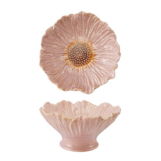 Stoneware Flower Shaped Pedestal