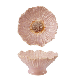 Stoneware Flower Shaped Pedestal