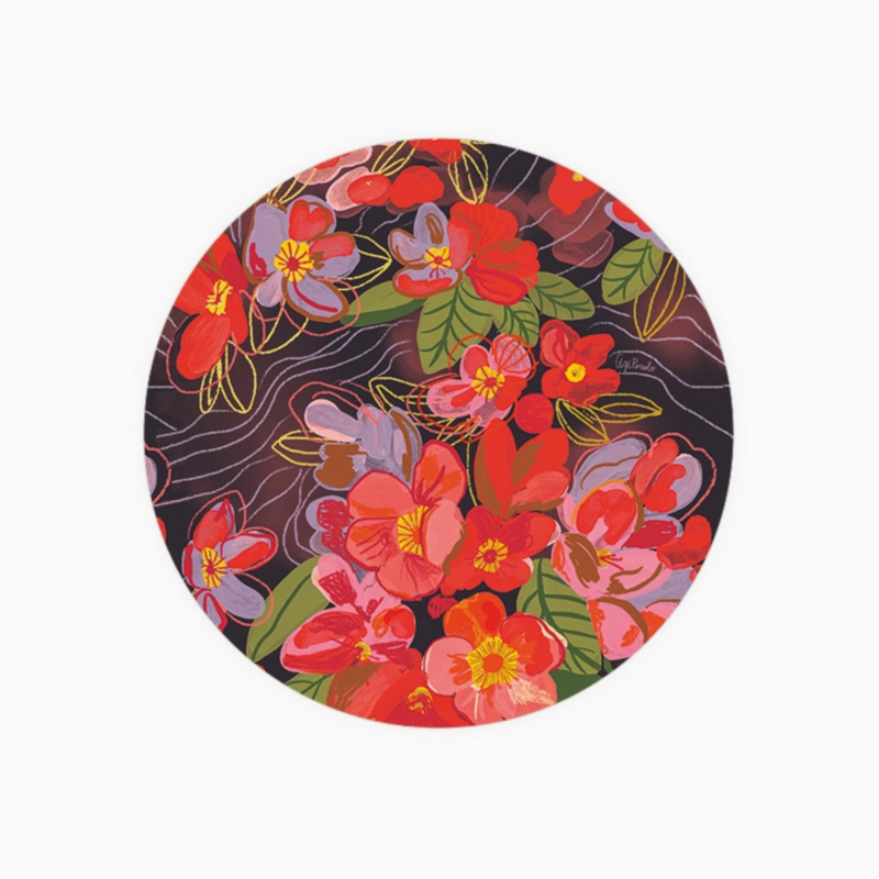 Night Flowers Seedlings Coaster
