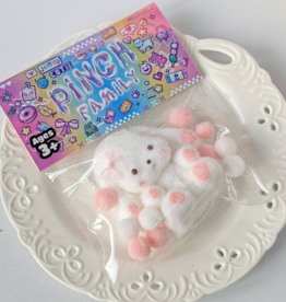 Fuzzy Pink Bunny Super Squishy Fidget Toy