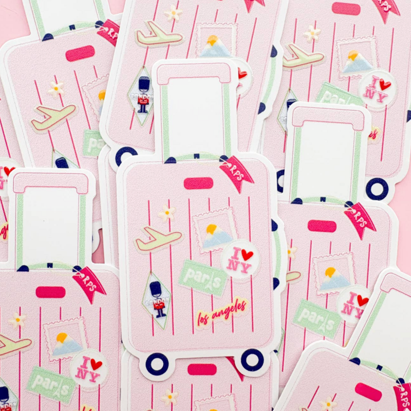 The Jetsetter Sticker