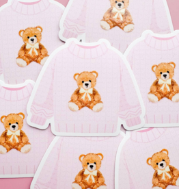 The Preppy Bear Sweater Sticker