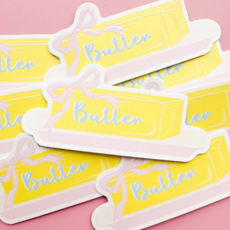 Butter Babe Sticker