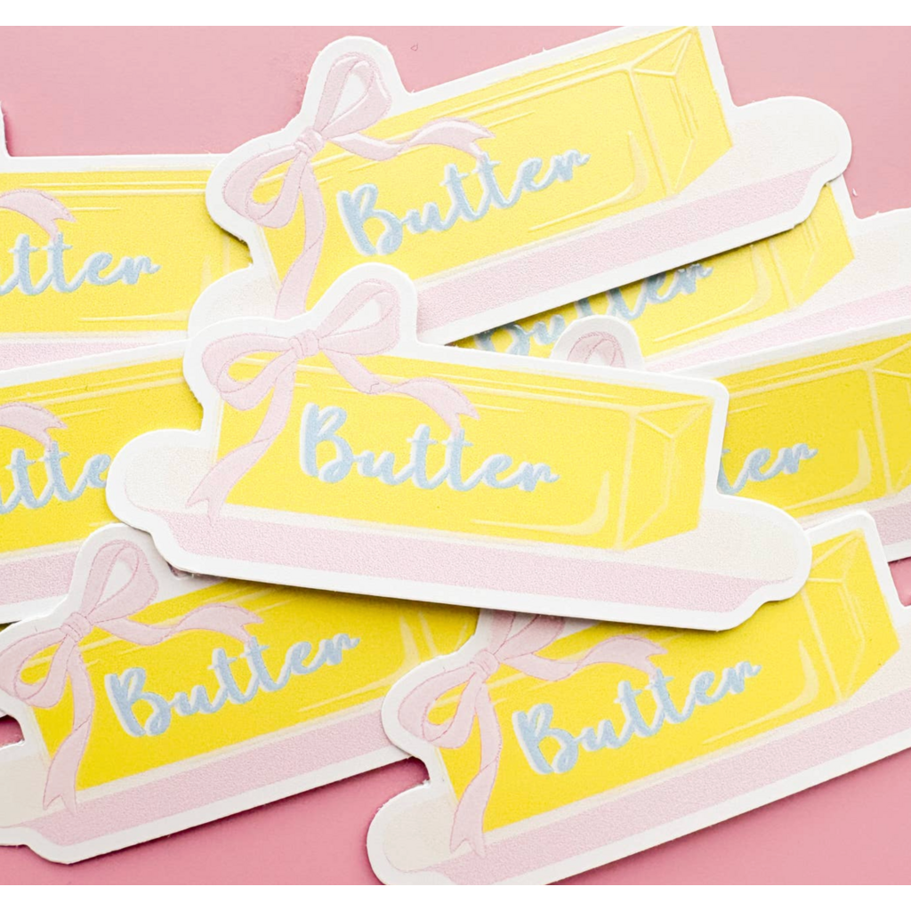 Butter Babe Sticker