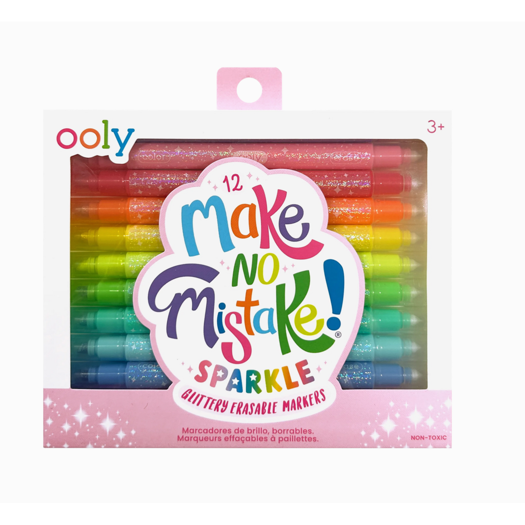 Make No Mistake! Glitterty Markers Erasable