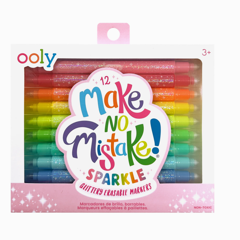 Make No Mistake! Glitterty Markers Erasable