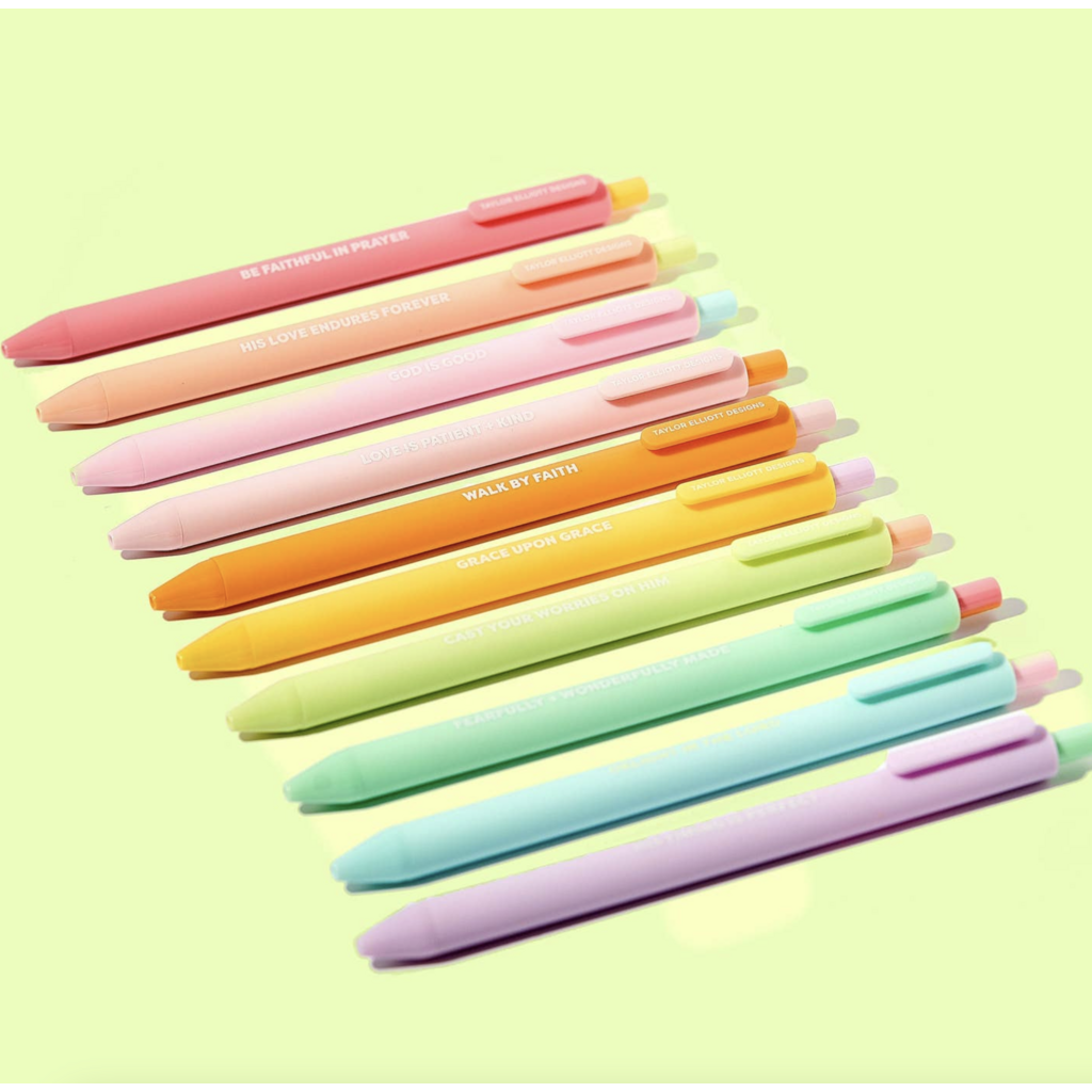 Faith Motivational Gel Pen Set