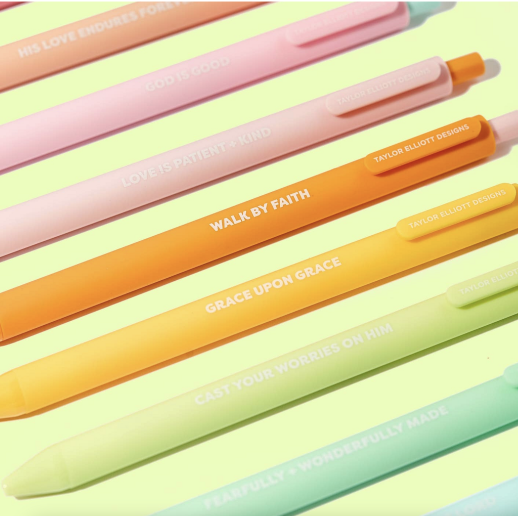 Faith Motivational Gel Pen Set