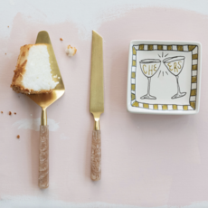 Stainless Steel Cake Servers - Boxed Set of 2