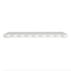 Marble Cheese/Cutting Board w/ Scalloped Edge