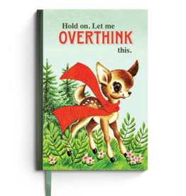 Hold On Let Me Overthink This Funny Vintage Notebook