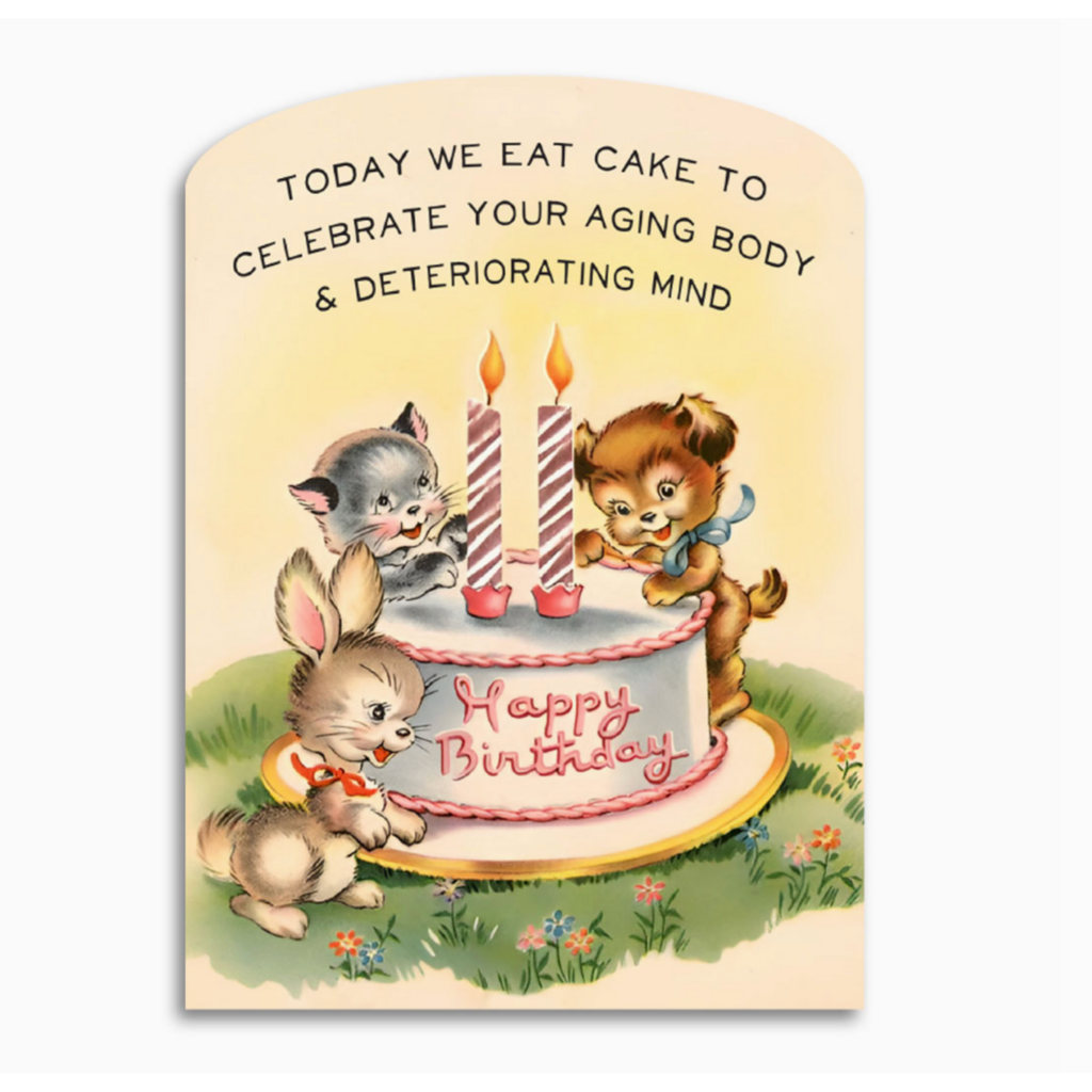 Today We Eat Cake - Birthday Card