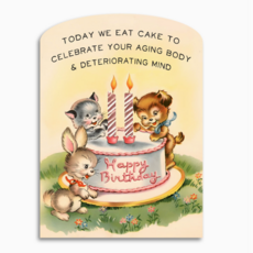 Today We Eat Cake - Birthday Card