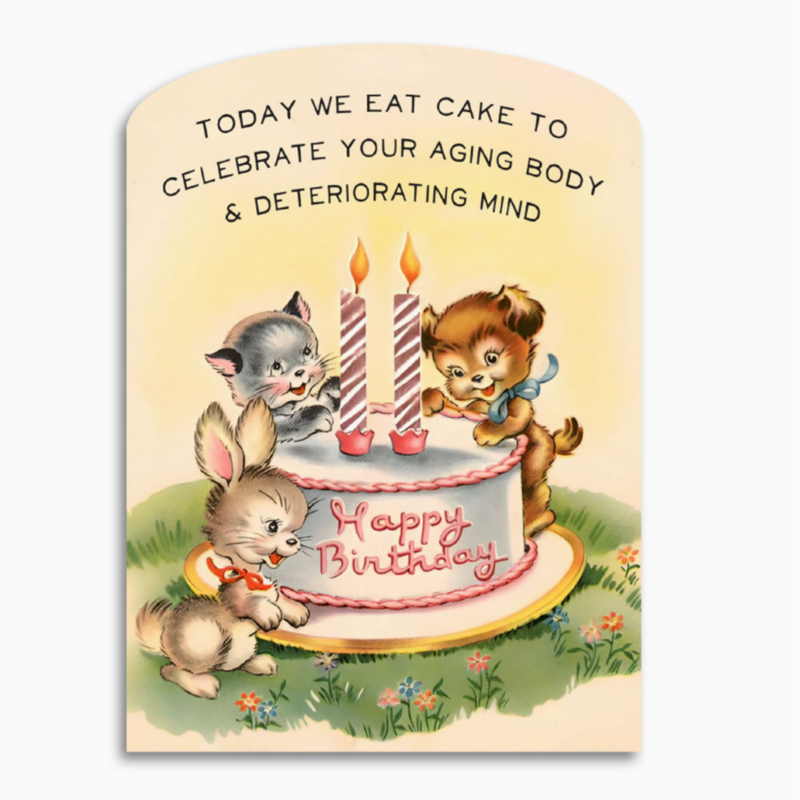 Today We Eat Cake - Birthday Card
