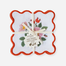 Botanist Linen Coasters - Set of 4